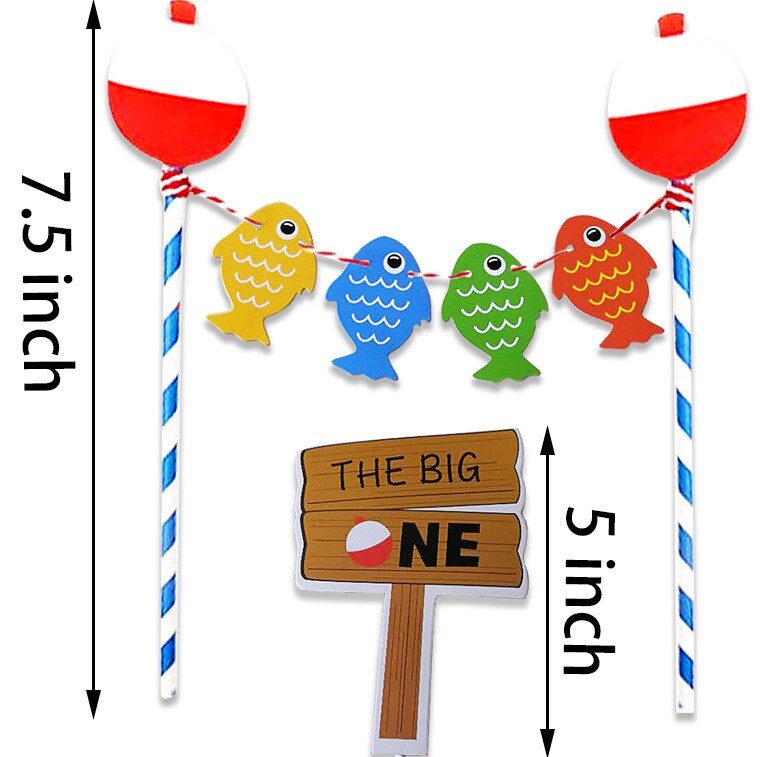 Fishing Theme Party Letter Banner Happy Birthday Letter Decoration Kids Event Party Supplies Decor Birthday Banner