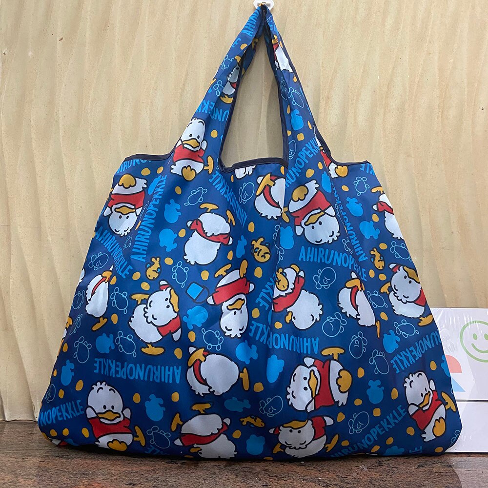 Grote Size Zware Boodschappentassen Herbruikbare Supermarkt Boodschappentas Handtas Opvouwbare Lady Schoudertas Machine Wasbare Oxford: 11037