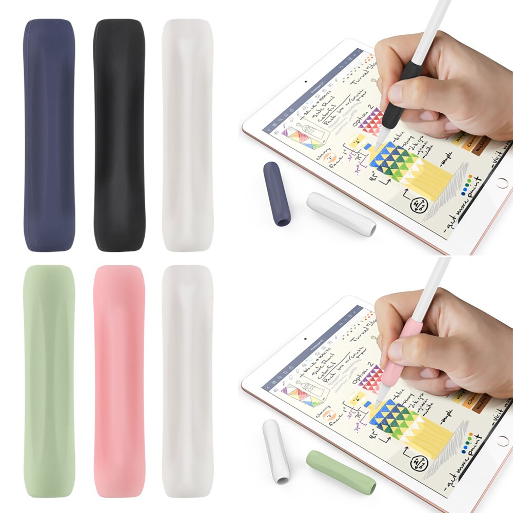 Stylus Cover Protective Sleeve Wrap For Apple Pencil 1/2 Shockproof Anti-scratch Non Slip ​Touch Screen Pen Grip Case Tip Case