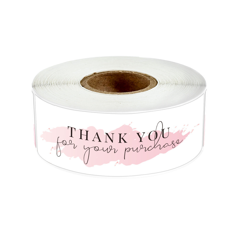 120Pcs Thank you fou your order sticker Kraft paper Handmade decor labels Thank You Stickers Envelope Sealing Stationery Supply: Style 4