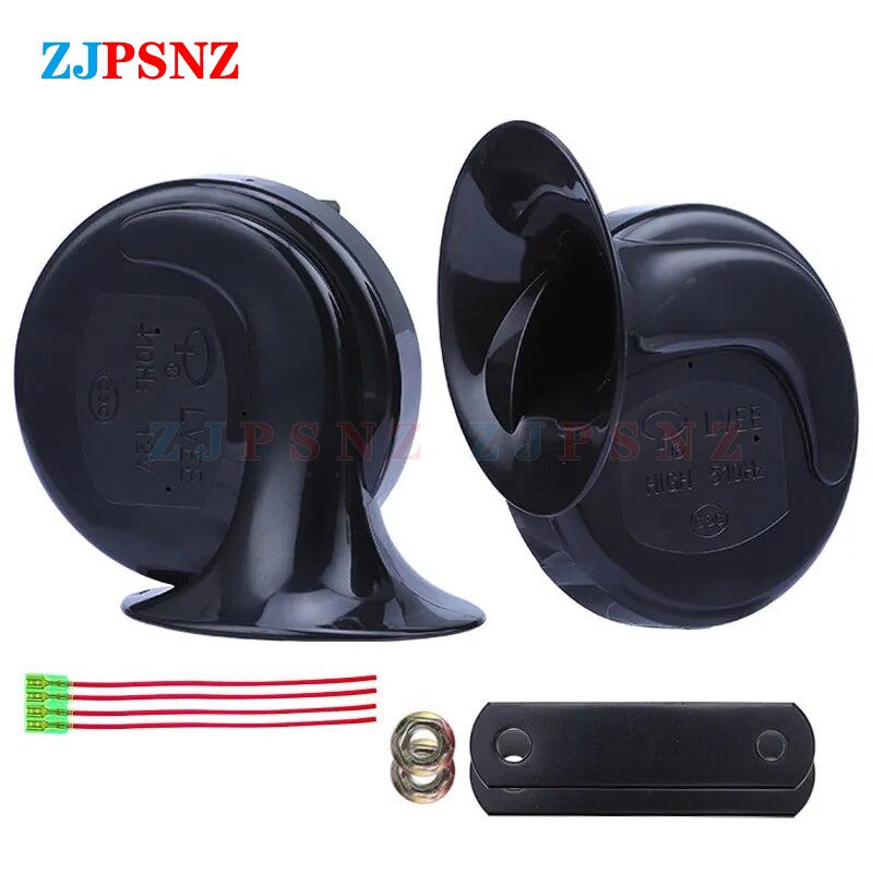 Car Snail Horn 6V 12V 24V 36V 48V 60V 72V Electric Air Horn Motorcycle Scooters Truck e-Bike Waterproof Snail Horns Super Sound