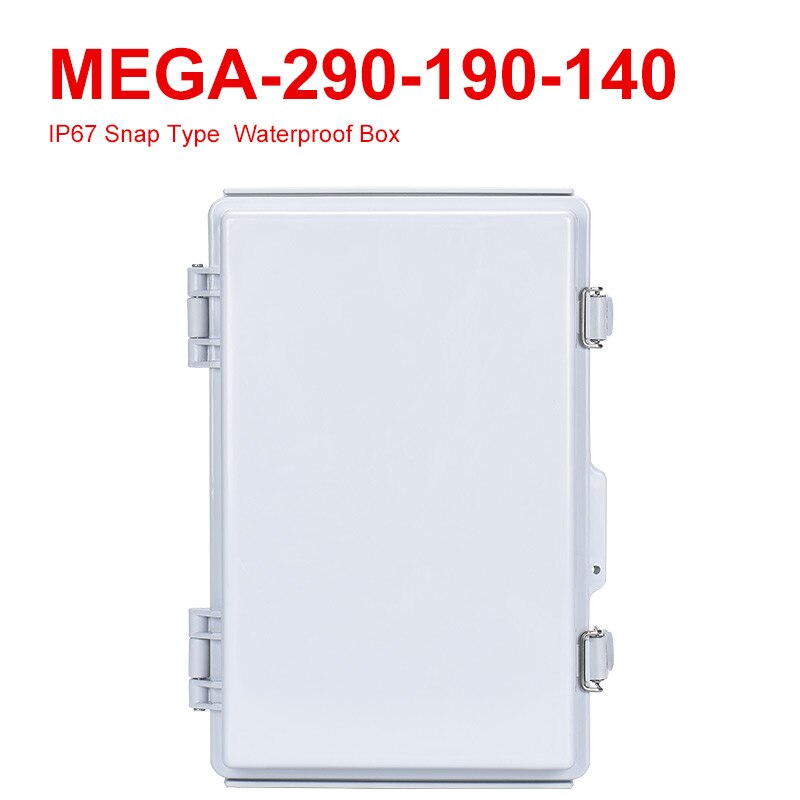 ABS Waterproof Enclosure IP67 Plastic Box Electrical Wire Junction Housing Outdoor With buckle Hasp Electronic Project Case