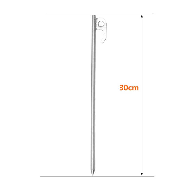 5Pcs Heavy Duty 304 Stainless Steel Camping Awning Tent Stake Peg For Anchoring Tent Tarps Landscaping Garden Plants