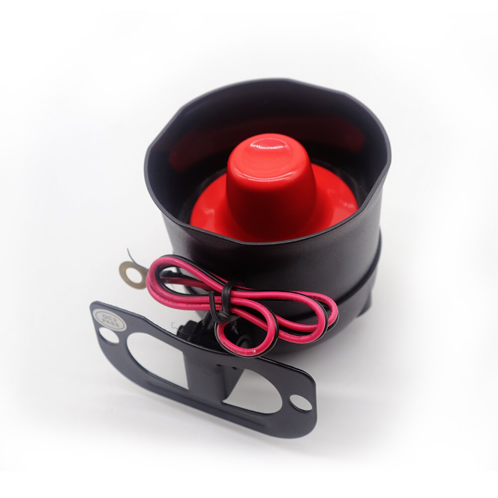 1 Tone Outdoor Security Sound Siren Horn Speaker Metal DC12V Loud High Volume Home Intrusion Car Vehicle Safety Fire Alarm