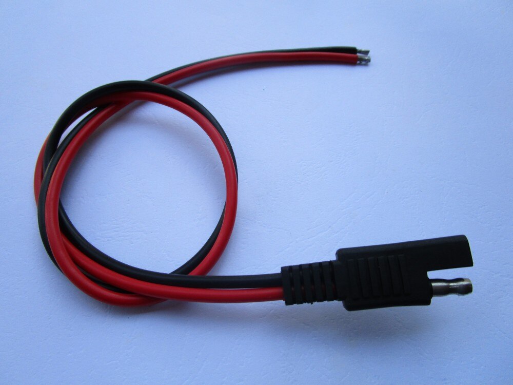 2pcs x50cm 14AWG SAE 2 Wire Quick Connect Disconnect Weatherproof QUICK DISCONNECT WIRE HARNESS 2 PIN SAE CONNECTOR 14 GAUGE