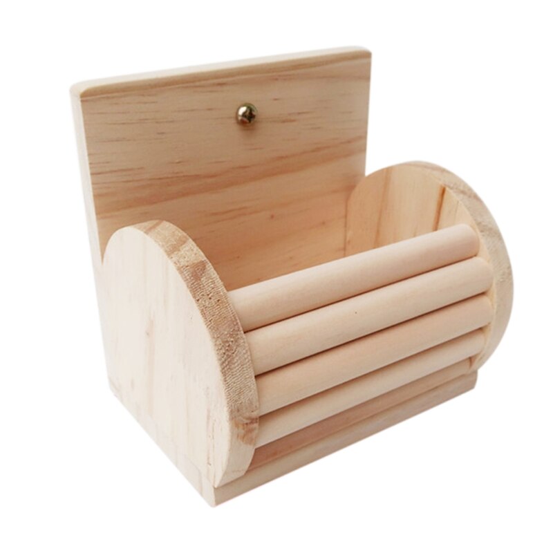 Konijn Feeder Bunny Cavia Hooi Feeder Hooi Kribbe Voor Kooi Chinchilla Hout Voedsel Kom Niet Giftig Veilig Materiaal