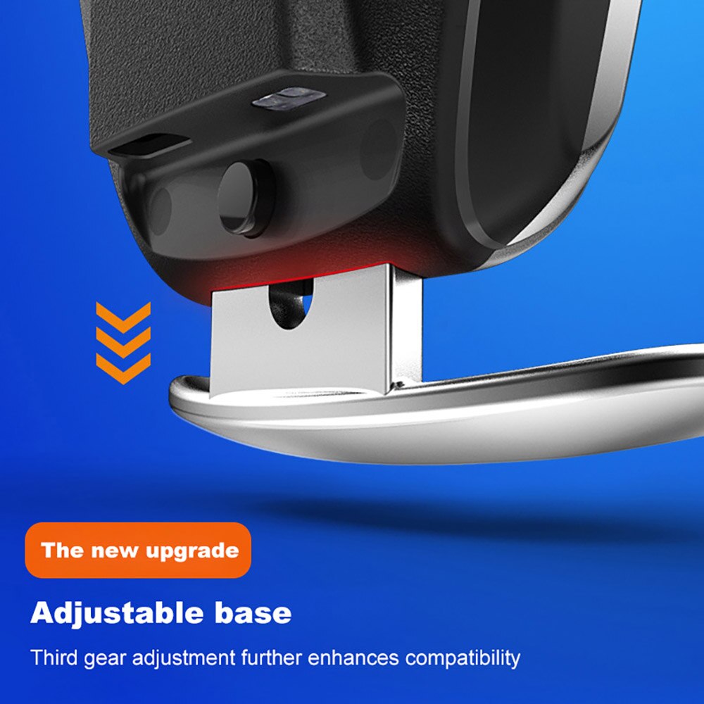 Fdgao Automatische Spannen Qi Auto Draadloze Oplader Voor Iphone 12 11 Pro Xs Xr X 15W Quick Charge Infrarood sensor Auto Telefoon Houder