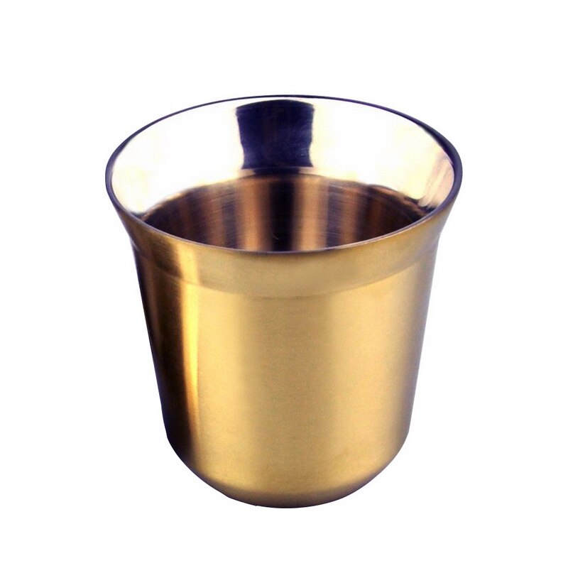 Espresso Mug Stainless Steel Outdoor Portable Cups Double Wall Travel Mug Vacuum Insulated Coffee Cup Powder Coated Thermos Cups: G318655