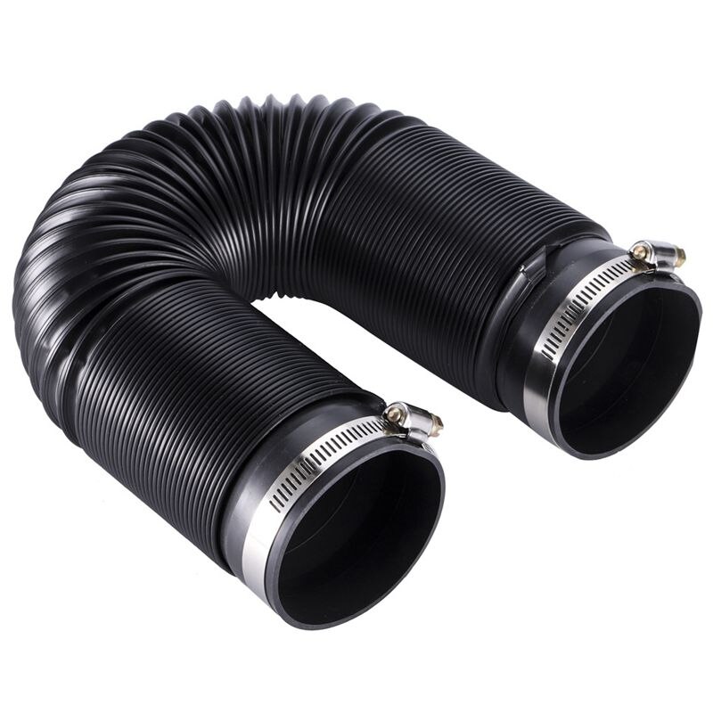 Flexible Cold Air Intake Duct Feed Induction Ducting Pipe Hose 76mm 3 inch