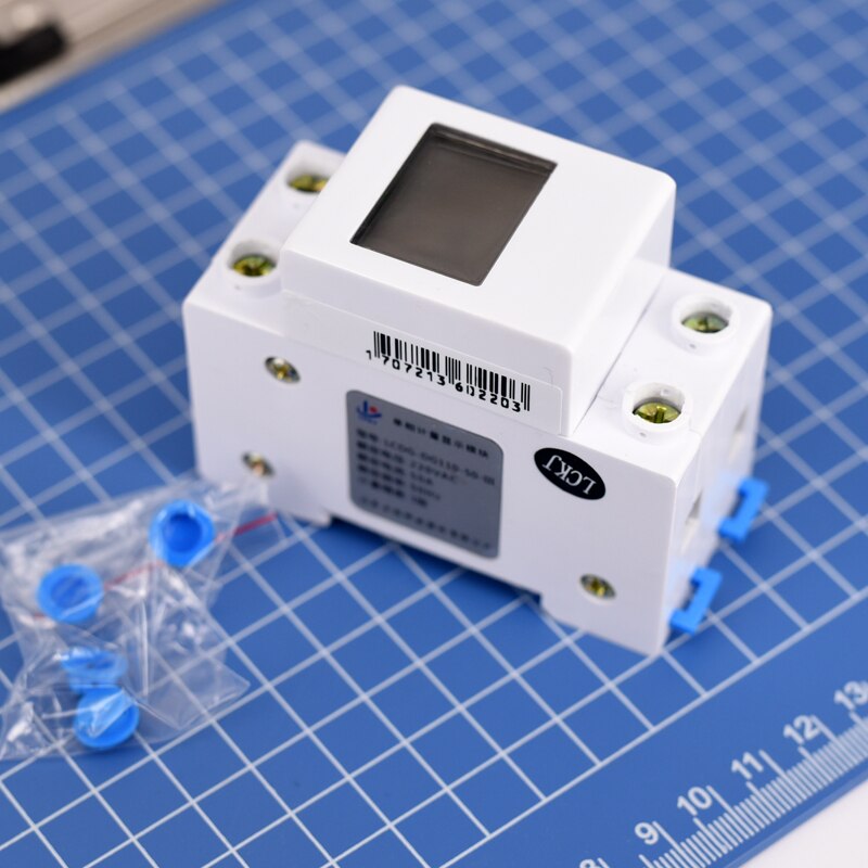 Household electric meter 220v electric meter digital intelligence Single-phase rail type Electronic electric meter multi-functio