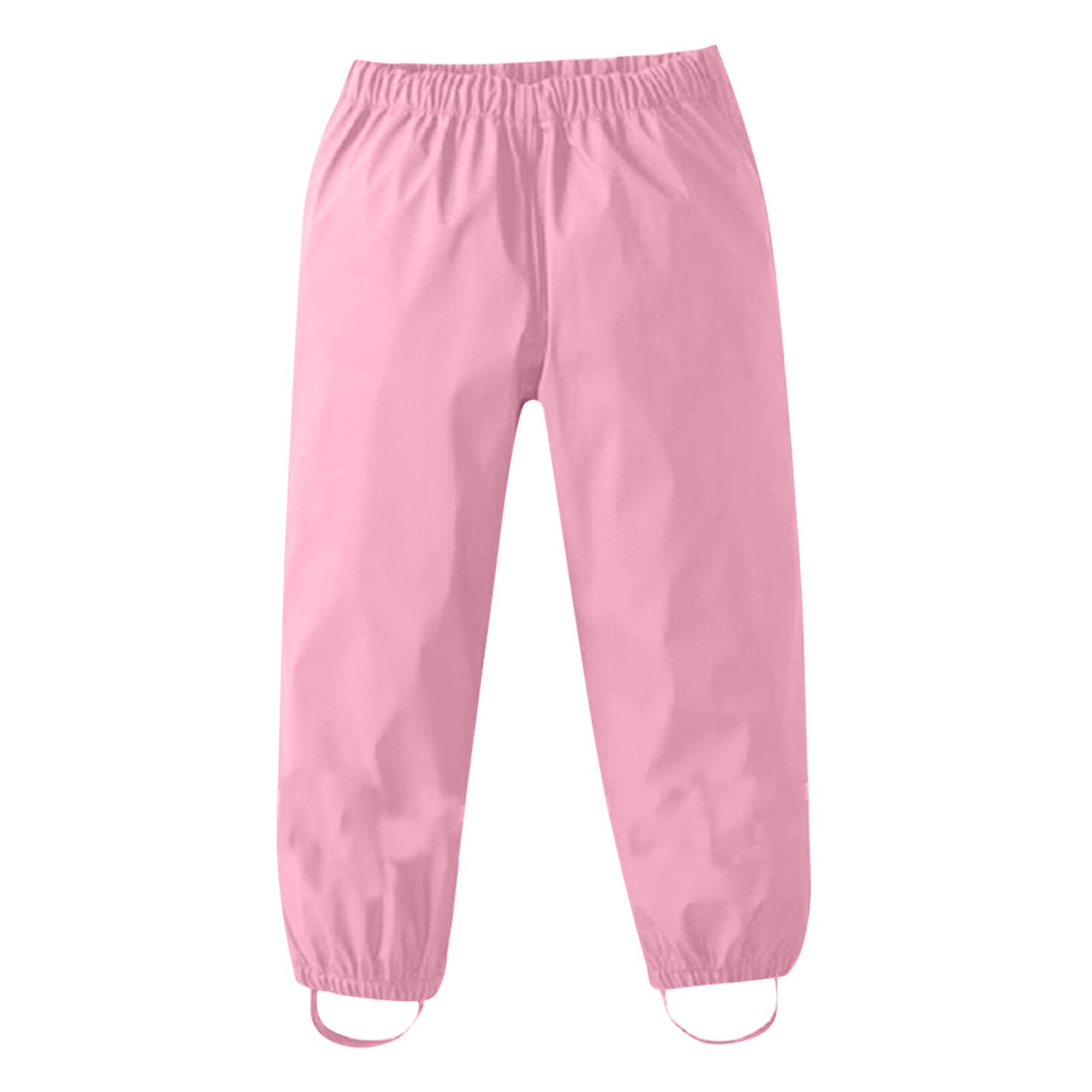Salopette imperméable pour enfants de 1 à 12 ans, pantalon de Ski pour bébé garçon et fille, vêtement de pluie en plein air, salopette à une jambe: Rose / XXL