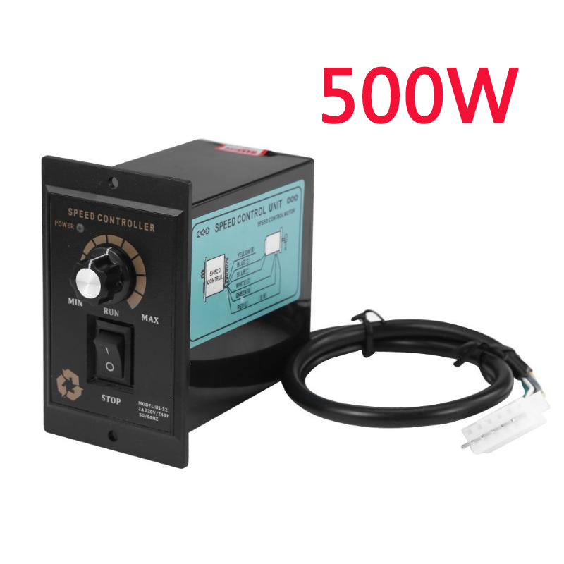 500W Motor Speed Controller AC 220V Pinpoint Regulator Controller Forward and Backward Motor Speed Controller