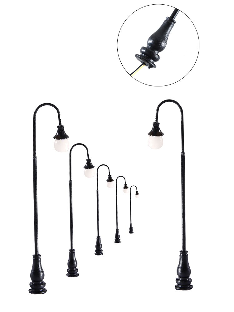 Modellering Schaal 3V Led Model Metalen Lamp Voor Building Tuin Railway Trein Landschap Layout