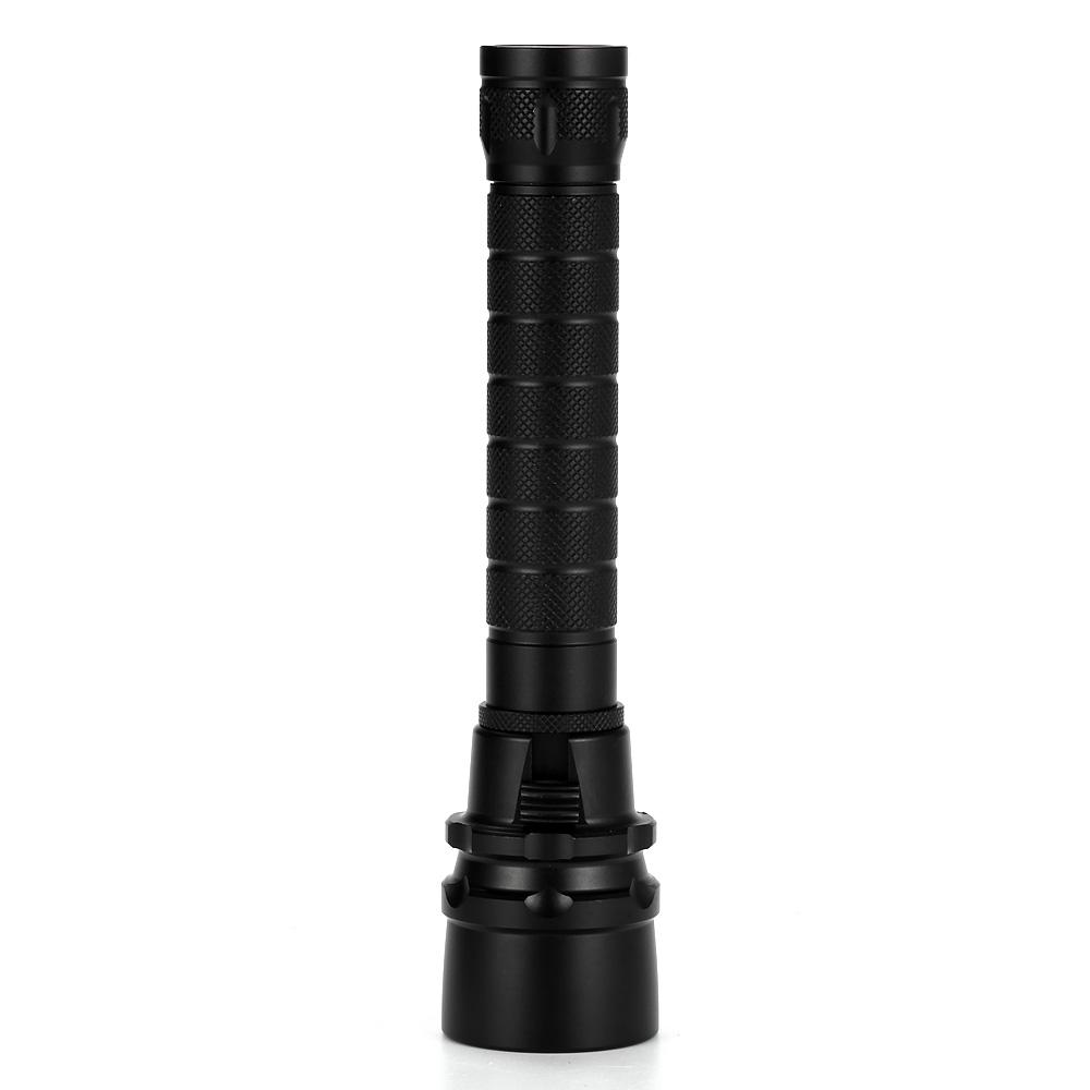 Waterdichte 3x XM-L2 Geel Licht LED Duiken Zaklamp Zaklamp Met Traploos dimmen schakelaar voor Outdoor Onder Water Sport