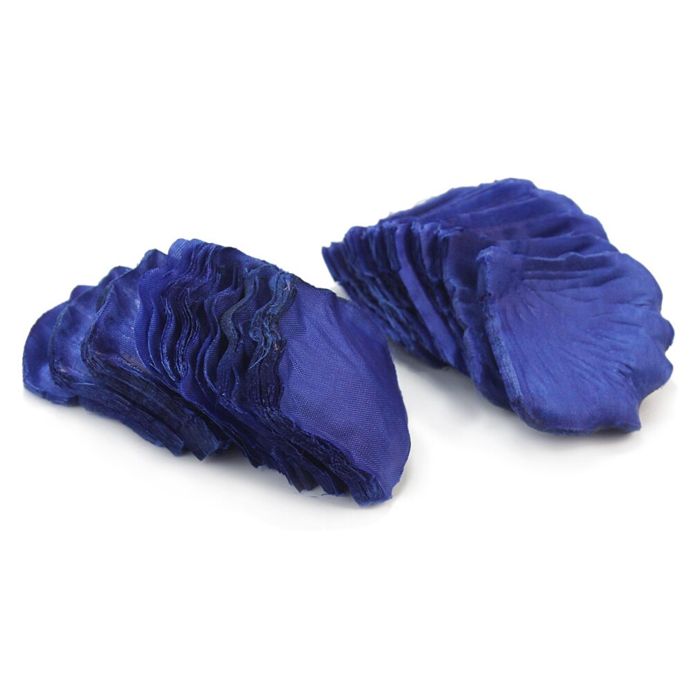 500pcs Artificial Dark Blue Rose Petals Flowers Wedding Table Scatter Bridal Decor Birthday Party Decorations Wedding Decoration