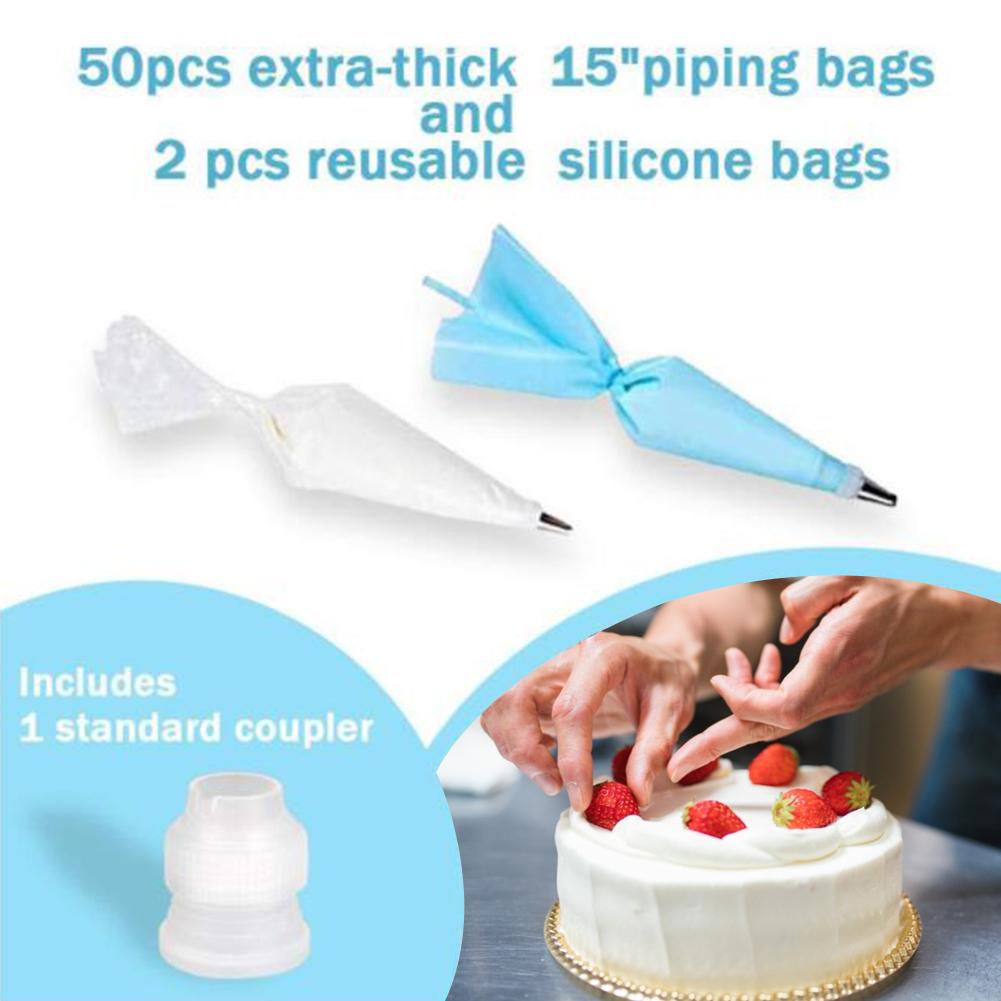 129 Piece Cake Making Cream Decoration Kit Cake Turntable Baking Tools DIY Homemade Kitchen Cake Decorating Tools Cake Stand