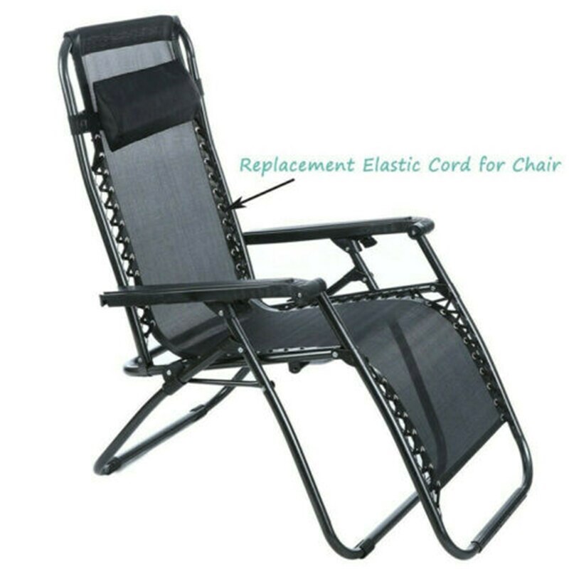 4 stk/sæt elastisk camping multistrand dichotomanthes reb universal liggestole fastgørelse til hvilestole stol reparation reb snor