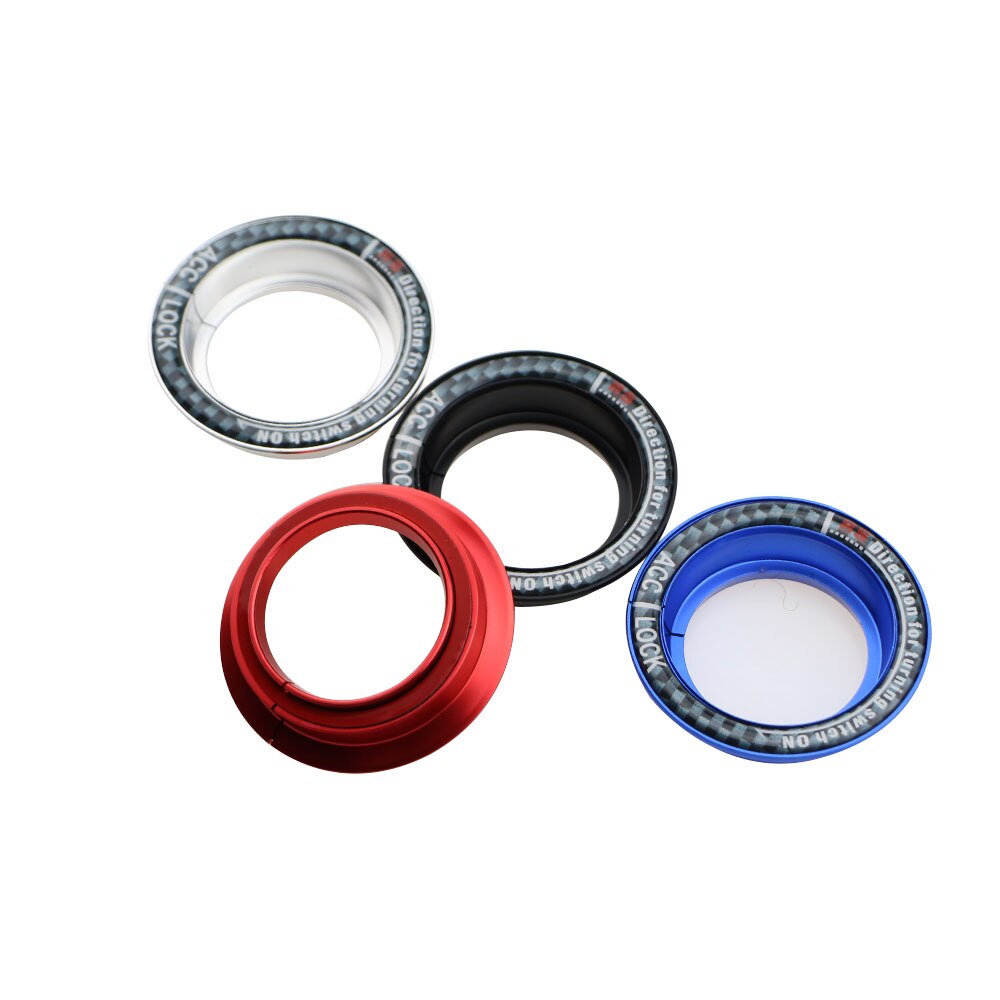 Daefar Car Ignition Key Switch Ring Trim Key Hole Circle Sticker for Ford Focus 2 3 4 MK2 MK3 MK4 Kuga Escape Everest Mondeo
