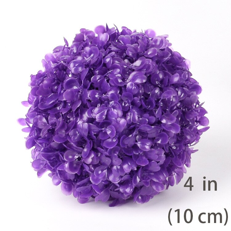 Artificial Plant Potato Sfera Faux Bosso Decorat Decorativa di Simulazione di Erba Per La Decorazione O di UN Giocattolo: 4 in 04