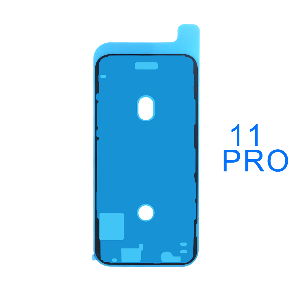 Lot de 10 autocollants adhésifs étanches pour iPhone, pour modèles 8, 7, 6s Plus, XS Max, X, XR, 11, 12 Pro Max, cadre d&#39;écran LCD, bande adhésive prédécoupée, 3M