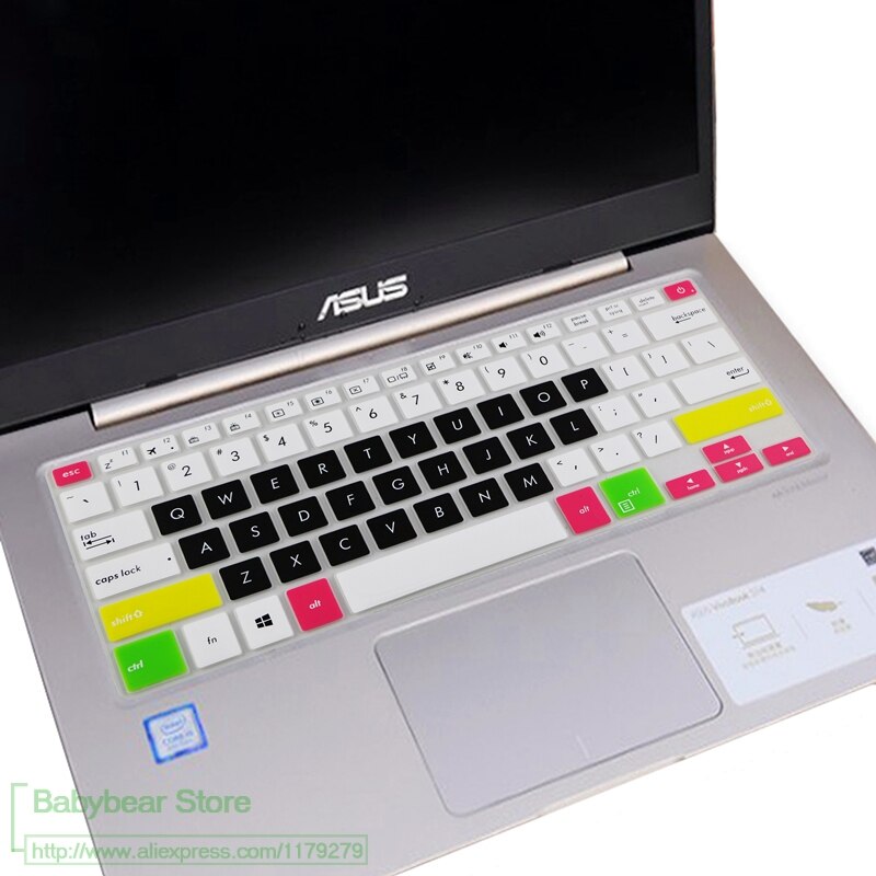 14 zoll Tastatur schutz haut Abdeckung Für ASUS ZenBook kippen 14 UX461UA UX461UN UX461/VivoBook S14 S406UA S406U S406 Laptop: candyblack