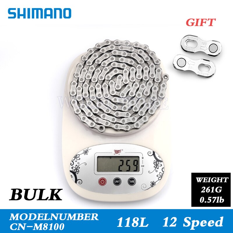 SHIMANO-cadenas de 8/9/10/11/12 velocidades, HG40, HG50, HG53, HG93, HG54, HG95, 4601, HG601, HG701, HG901, 112/116/118 eslabones