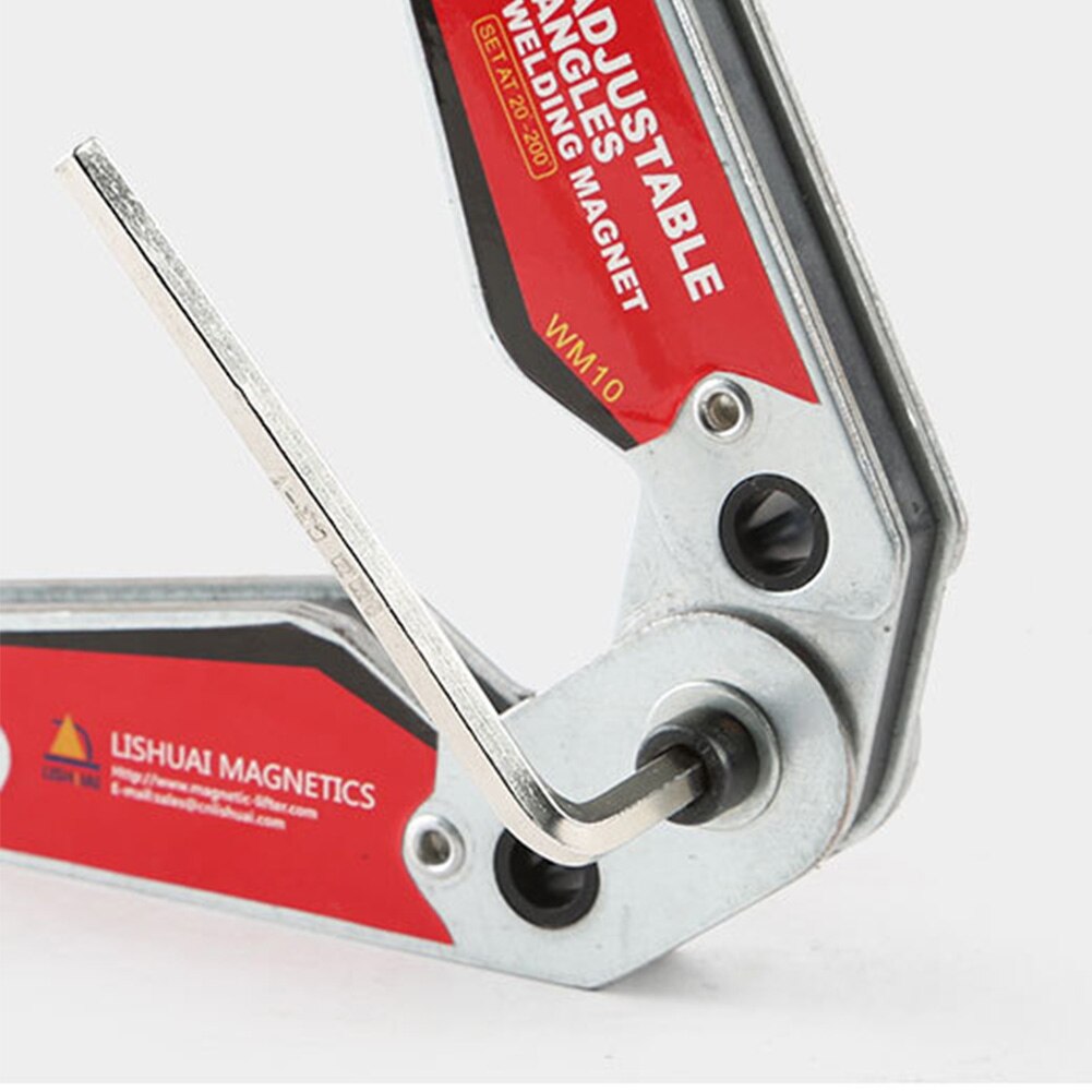 WM10 Corner Fixture Welding Positioner Magnetic Holder Hand Tools Home Locator Strong Adjustable Angle Durable Clamp Parts