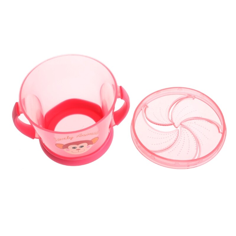 Soft Food Bowl Children Snack Spilled Cup Leak Proof Baby Snack Box Container