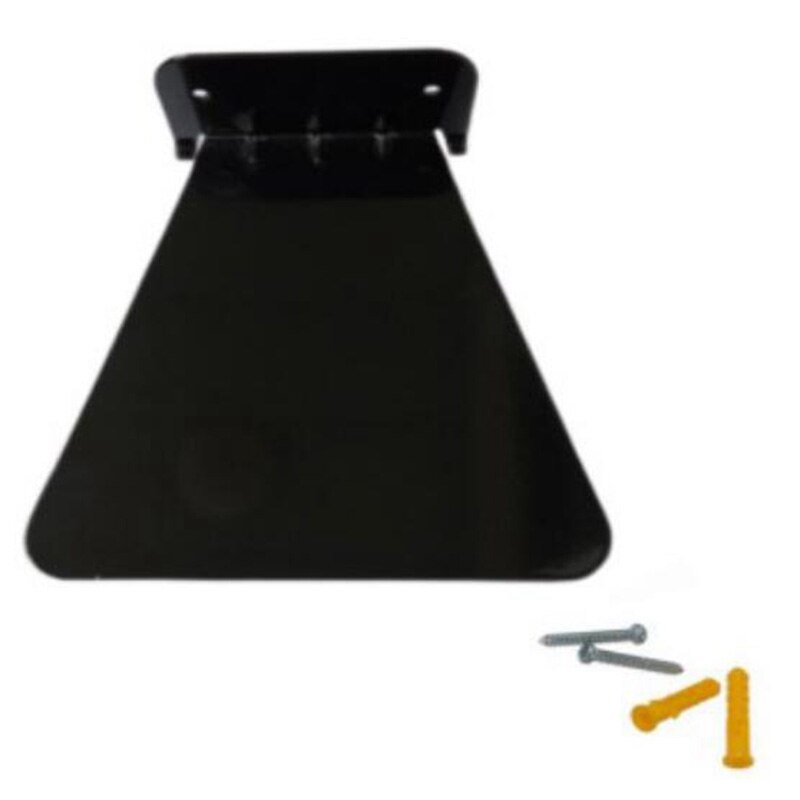 Regał dziecięcy metalowe półki pływające na dekoracje ścienne lewitująca wystawa butów na dom umeblowanie regał magazynowy: czarny