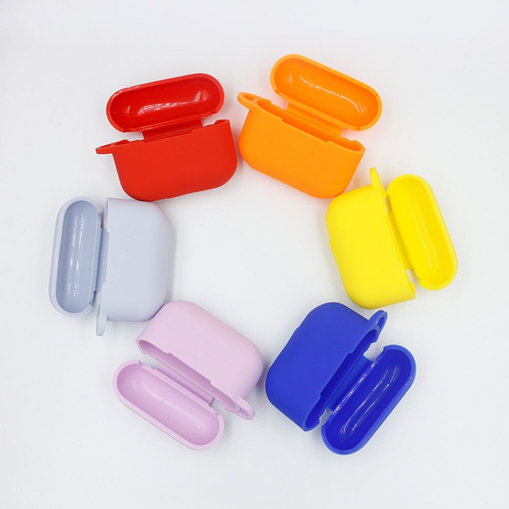 Silicone world Silicone Cover Case For Apple Airpods Pro 3 Case Bluetooth Earphone Protective Case Earphone Accessories