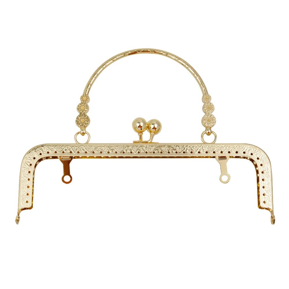 Tas Kus Gesp Slot Tas Gesp Frame Tas Maken Diy Handvat Tas Accessoire Tas Tas Tas Kus Sluiting Tas Hardware Tas Tas: Licht Goud