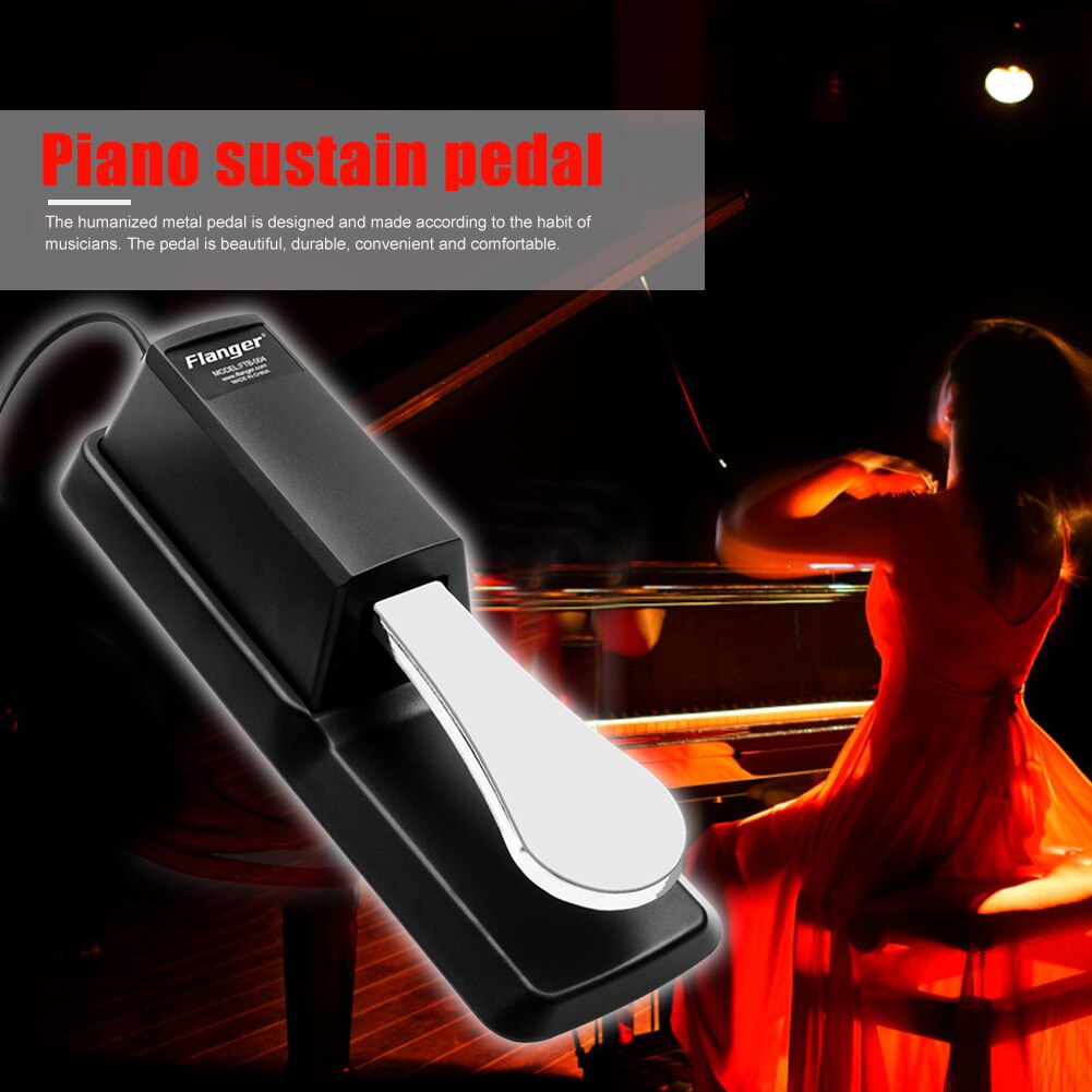 FTB-004 Piano Keyboard Sustain Damper Pedal Electric Piano Organ Synthesizer Pedal