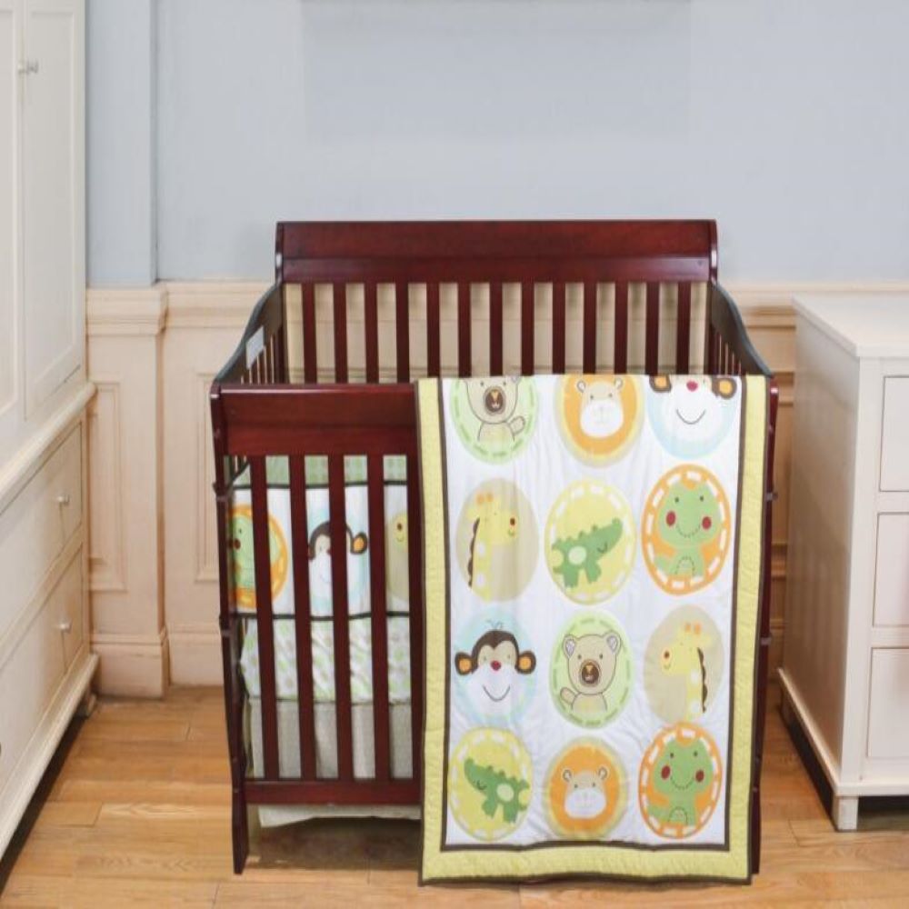 Hoge Qulity Wieg Quilt 100% Katoen Cuna Quilt Babydekbed Voor Pasgeboren Jongen Meisje 84x107cm: Crib Quilt2