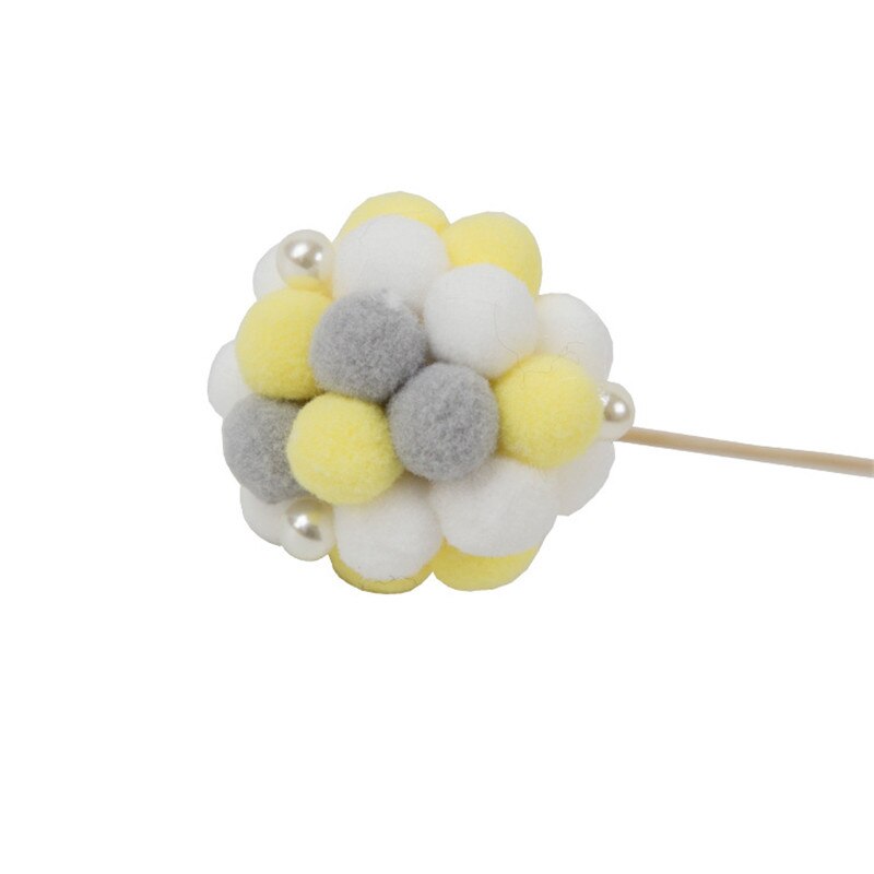 1 sztuk DIY Wykonany ręcznie Macaron pompon kolorowe włosy piłka baner dekoracyjny dekoracja robić pokoju dziecięcego pościel zderzaki dla dziecka akcesoria dla dzieci