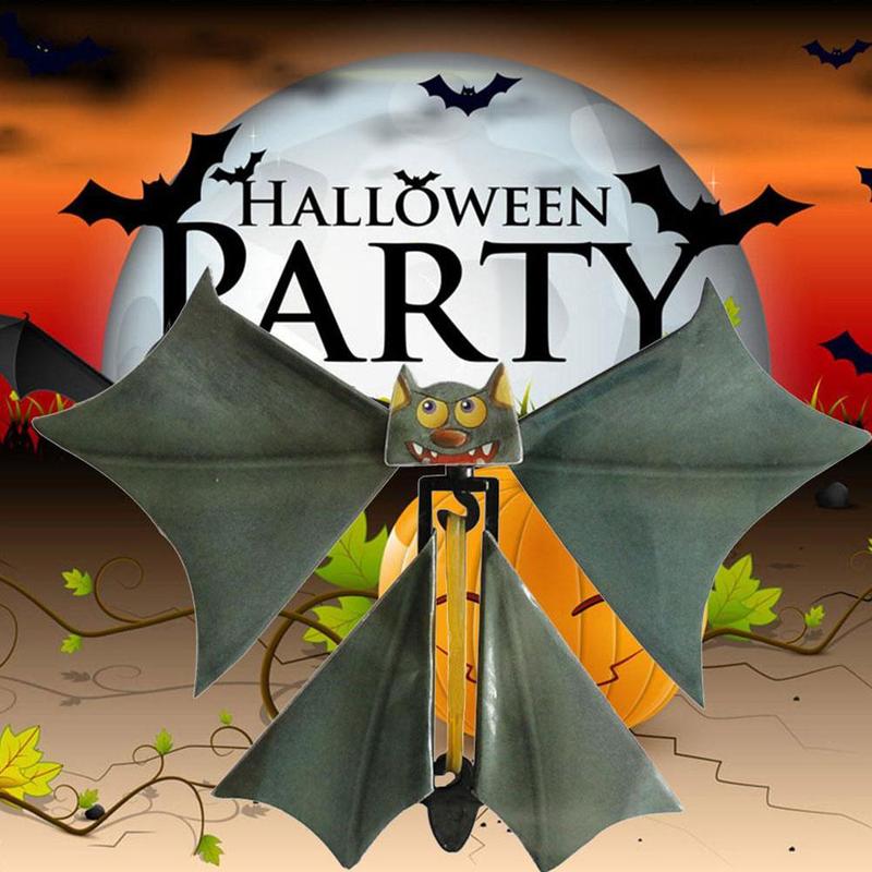 Magic Flying Bat Flutter Kaart Prank Vliegende Papier Vleermuizen Partys Decoratie Speelgoed Squeeze Card Grappige Halloween Terror J2E5