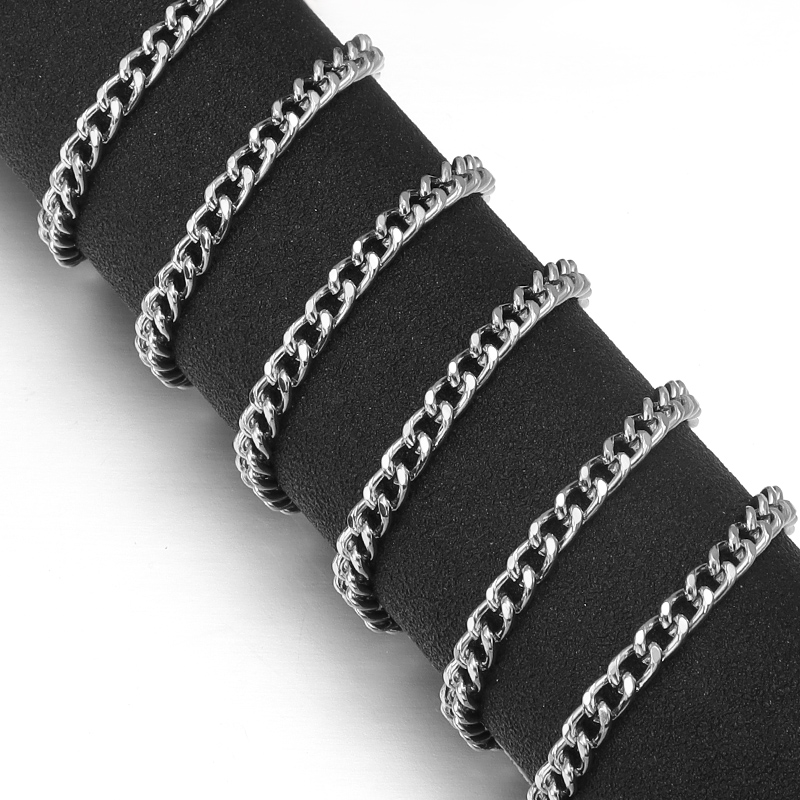 Cadenas en forma de O de aluminio y Metal, 5 yardas/rollo, cadena giratoria de Color dorado y plateado para hacer joyería DIY, suministros de accesorios para bolsas de ropa: 12 mm / Plata