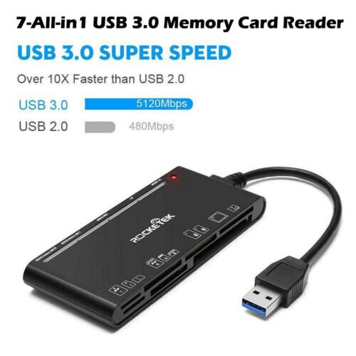 Alle-in-1 USB 3.0 Compact Flash Multi Memory Card Reader CF Adapter MicroSD XD