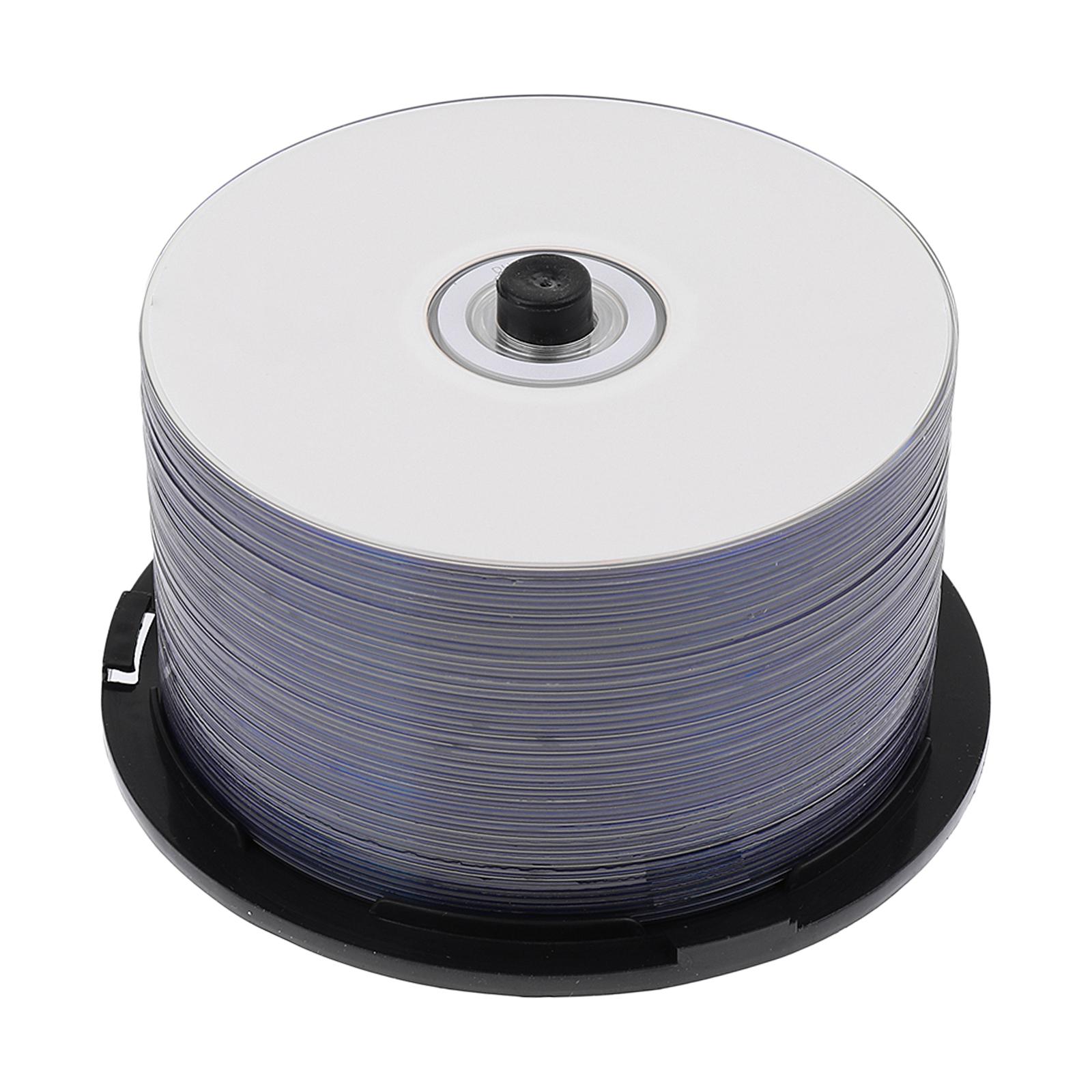 Portable Blank Disc CD-R 700MB Pack for Music System Compact Digital Media Recording and Disc Storage