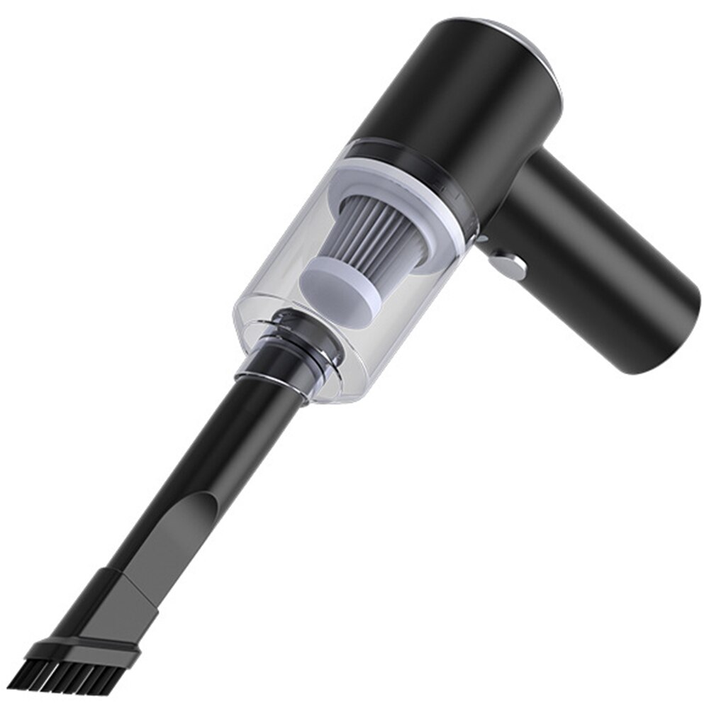 5500Pa Krachtige Draadloze Auto Stofzuiger Draagbare Handheld 120W Nat/Droog Gebruik Oplaadbare Thuis Wasbaar Auto Vacuüm cleaner: Black