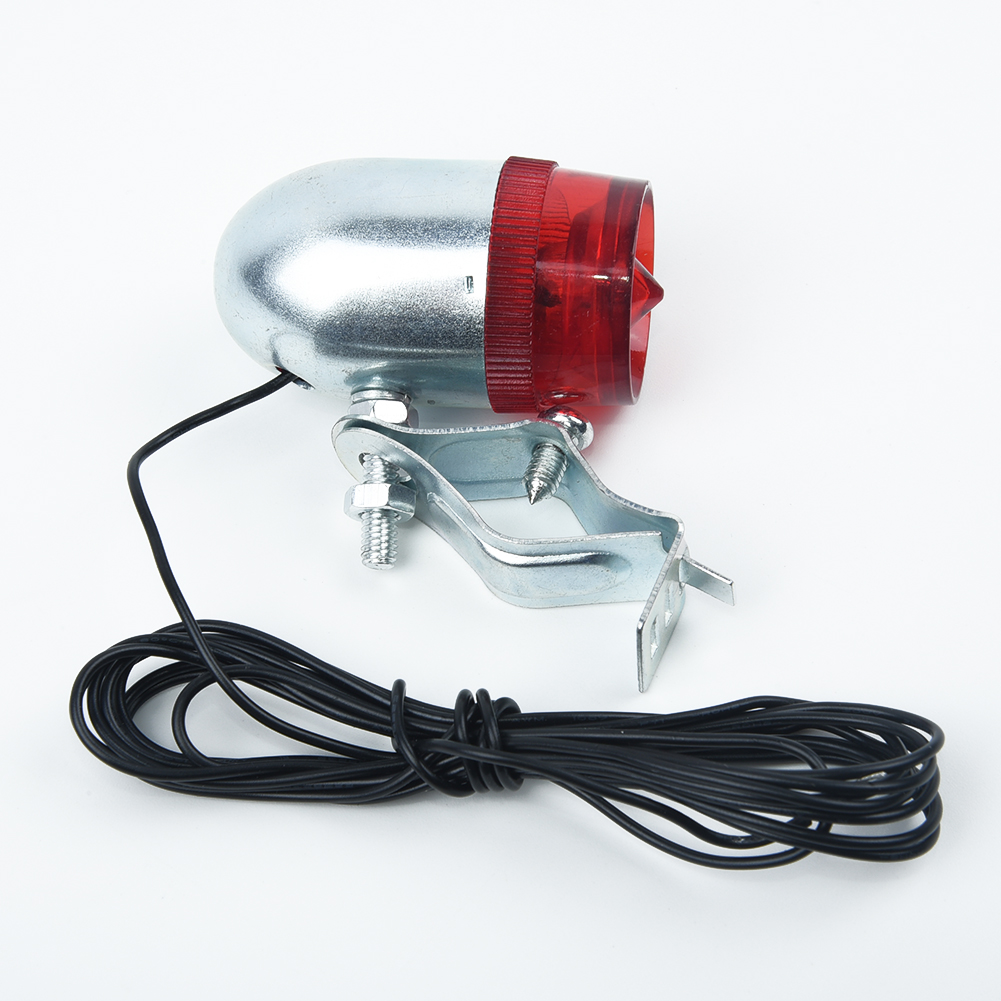 Lampa cykel bakljus ljusdelar retro 12v 6w klassisk dynamoglödlampa blinkers natt bak säkerhets spiralform kabelklämma. fäste