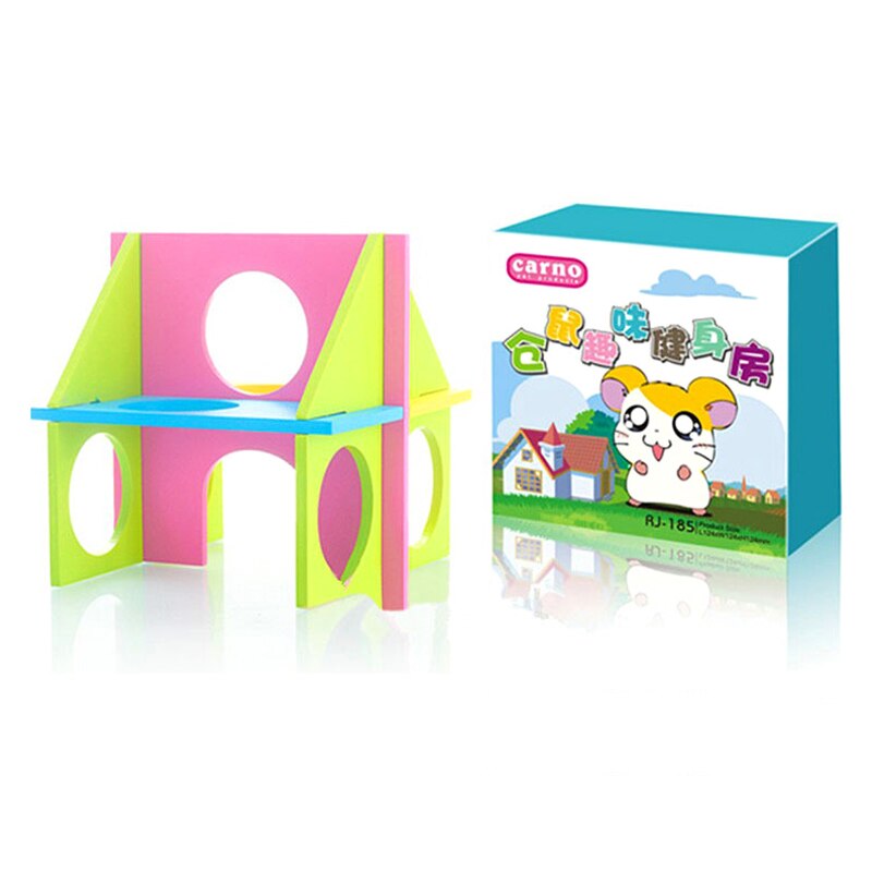 Guinea Pig Toys Syrian Hamster Chews	hamster Fun Gym Djungarian Hamster Wooden Toy House Small Pet Mice Accessories For Hamsters