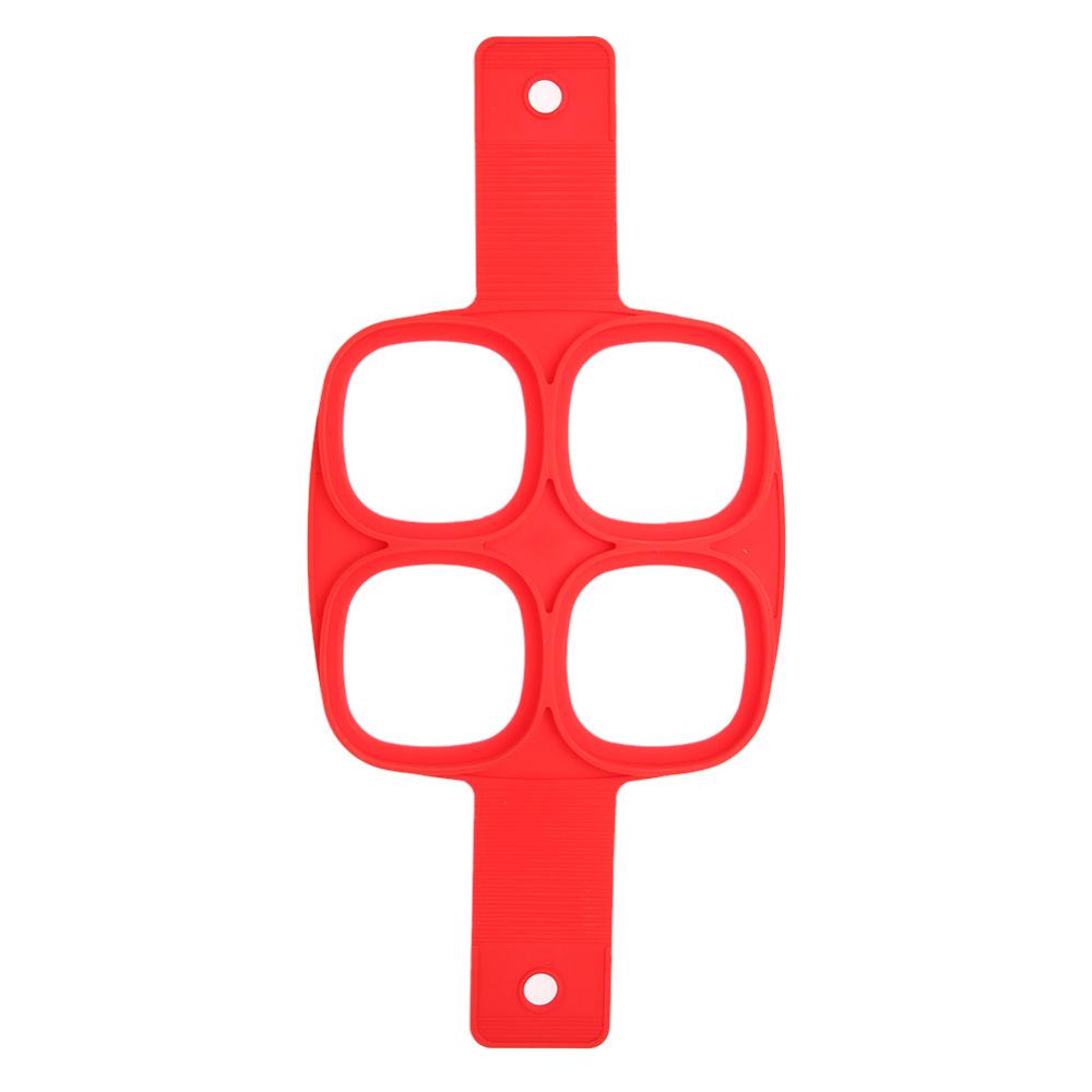 Silicone 4/7 buraco diy fabricante de panqueca assar bolo molde mini ovo ferramentas cozimento acessórios da cozinha formas de silicone molde ferramentas de cozimento: Square 4 Holes
