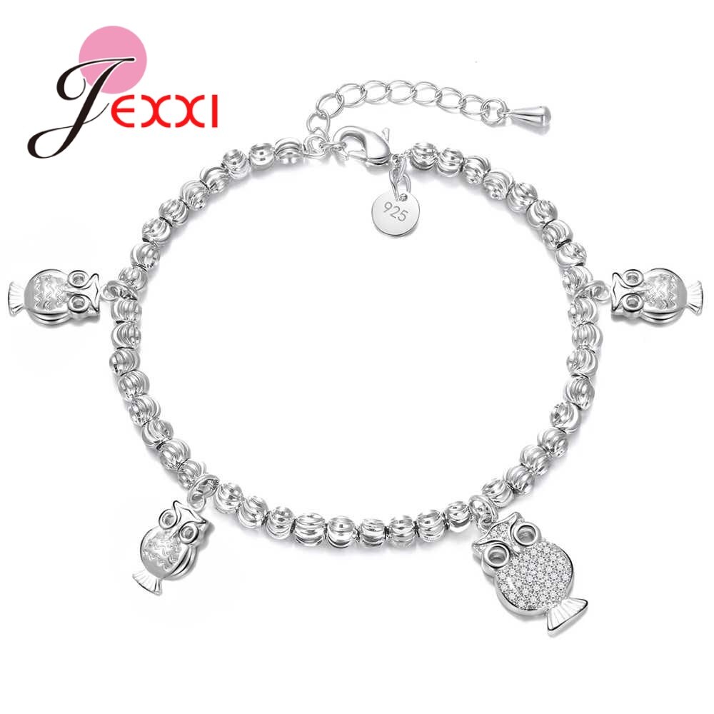 925 sterling zilveren kralenarmbanden, eenvoudig verstelbaar, pulseras mujer sieraden voor vrouwen, beste vriend 16 stijl
