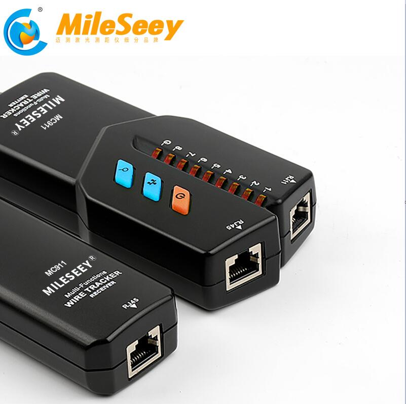 Mileseey Network Cable Tracker Tester MC911 Telephone Wire Tracker Anti-interference Toner Ethernet LAN Trace network cable