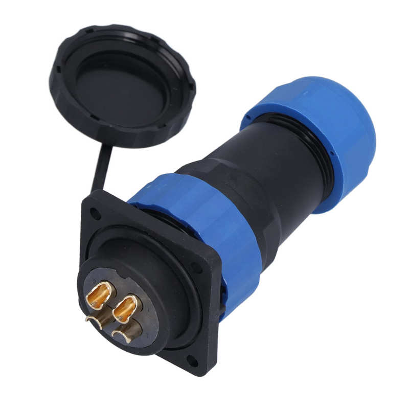 Industrial Socket Waterproof Connector Square for Equipment: 4-core