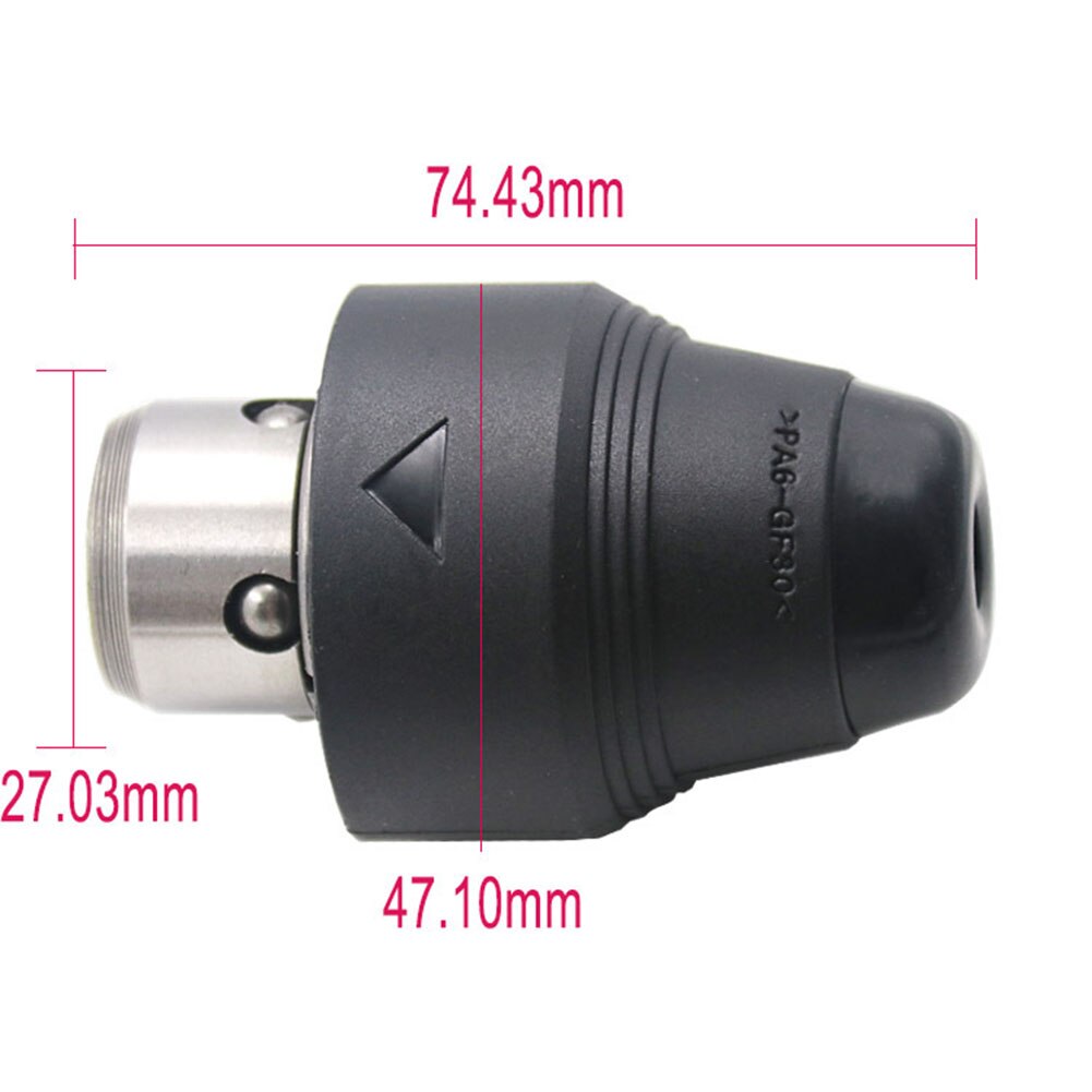 Mini Drill Chuck Strong Toughness Electric Portable Electric Motor SDS Shaft Fixture for GBH2-26DFR/28DFV/4-32DFR