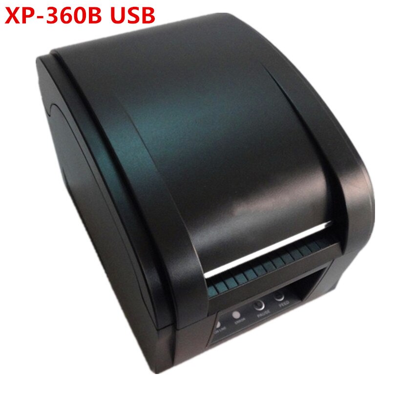 365B Label Barcode Printer USB Bluetooth Connection 80mm Thermal Receipt Bill Sticker Print: 360B USB / US plug