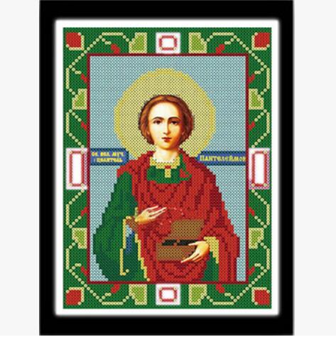 Pintura de diamante 5D DIY con icono religioso, decoración del hogar, bordado de diamantes, cuadro de diamantes de imitación cuadrado de estilo clásico: 14