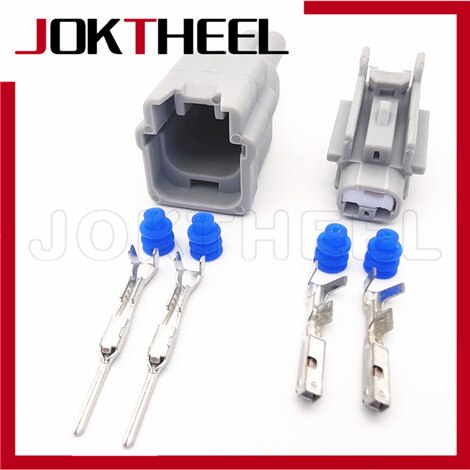 Waterdichte Auto Elektrische Connector - 2 Pin Man Vrouw Verzegelde Adapter - PA66
