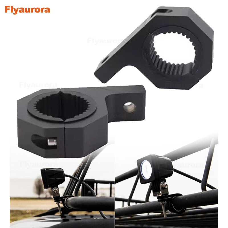 2pcs Light Braket Universal LED Work Bracket Holders Spot/floodlight Auxiliary Mount Bracket for Off-road vehicles Trucks boats